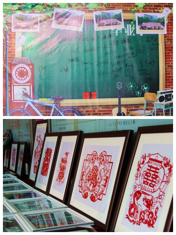 典礼现场签名墙、优秀作品展