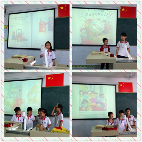 三(6)班孩子们正在表演