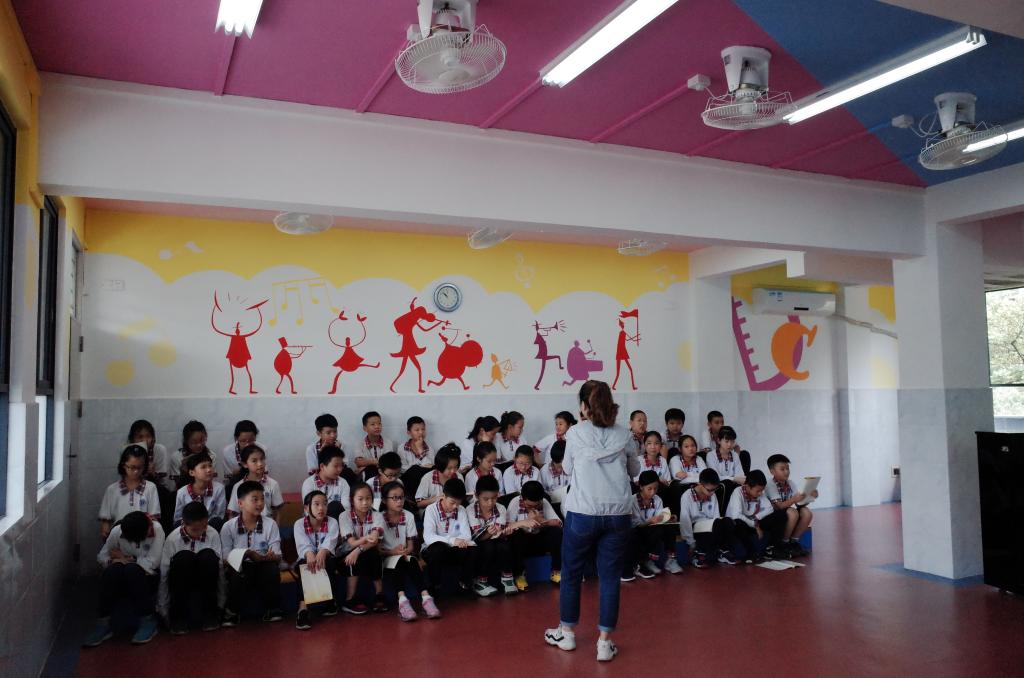 广州市沁德文化幼儿园小朋友探访我校